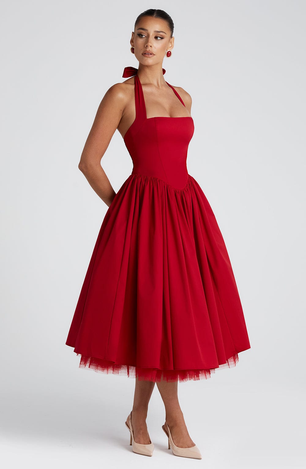 Vestito Rosso Cressida