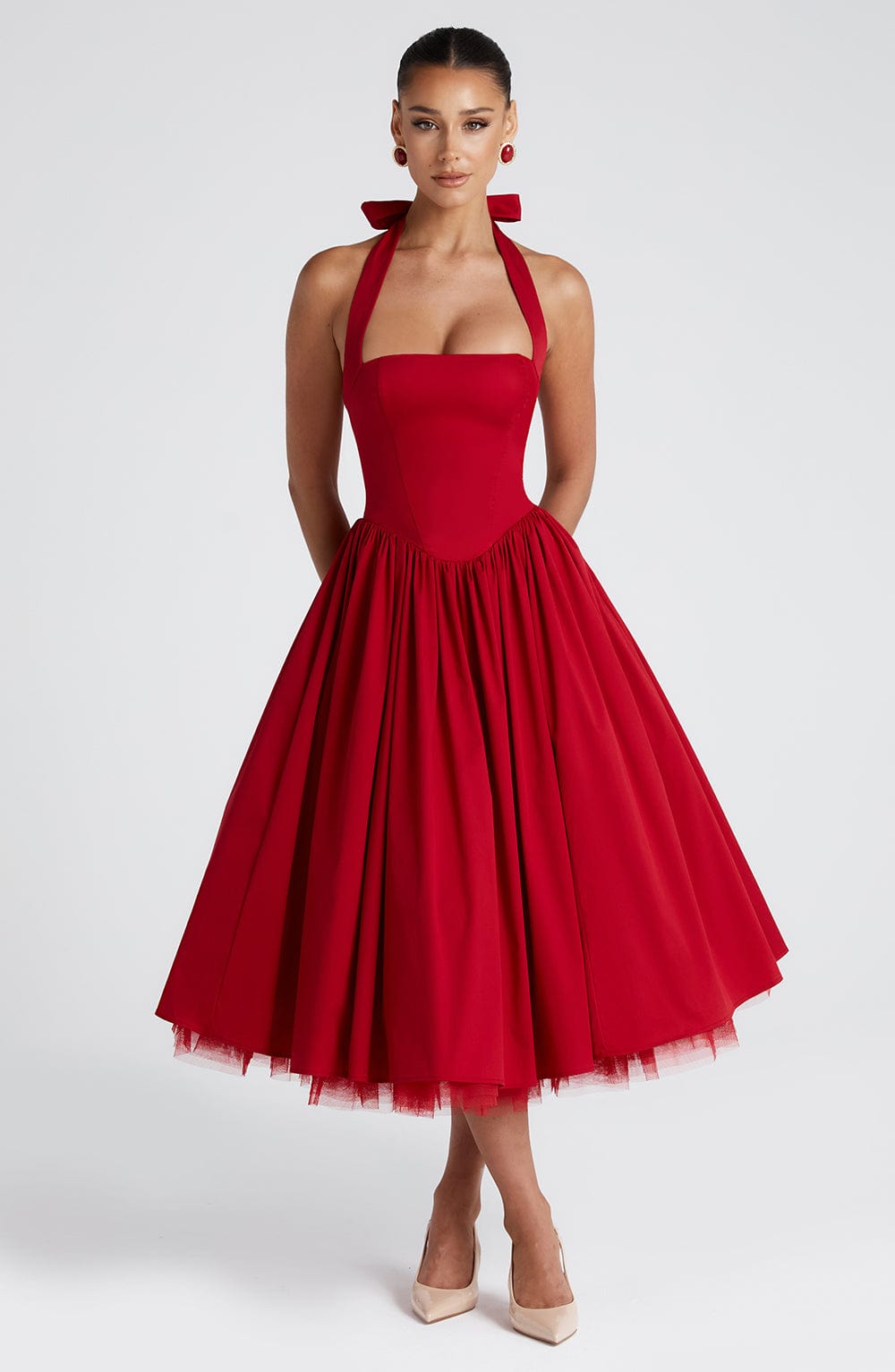 Vestito Rosso Cressida