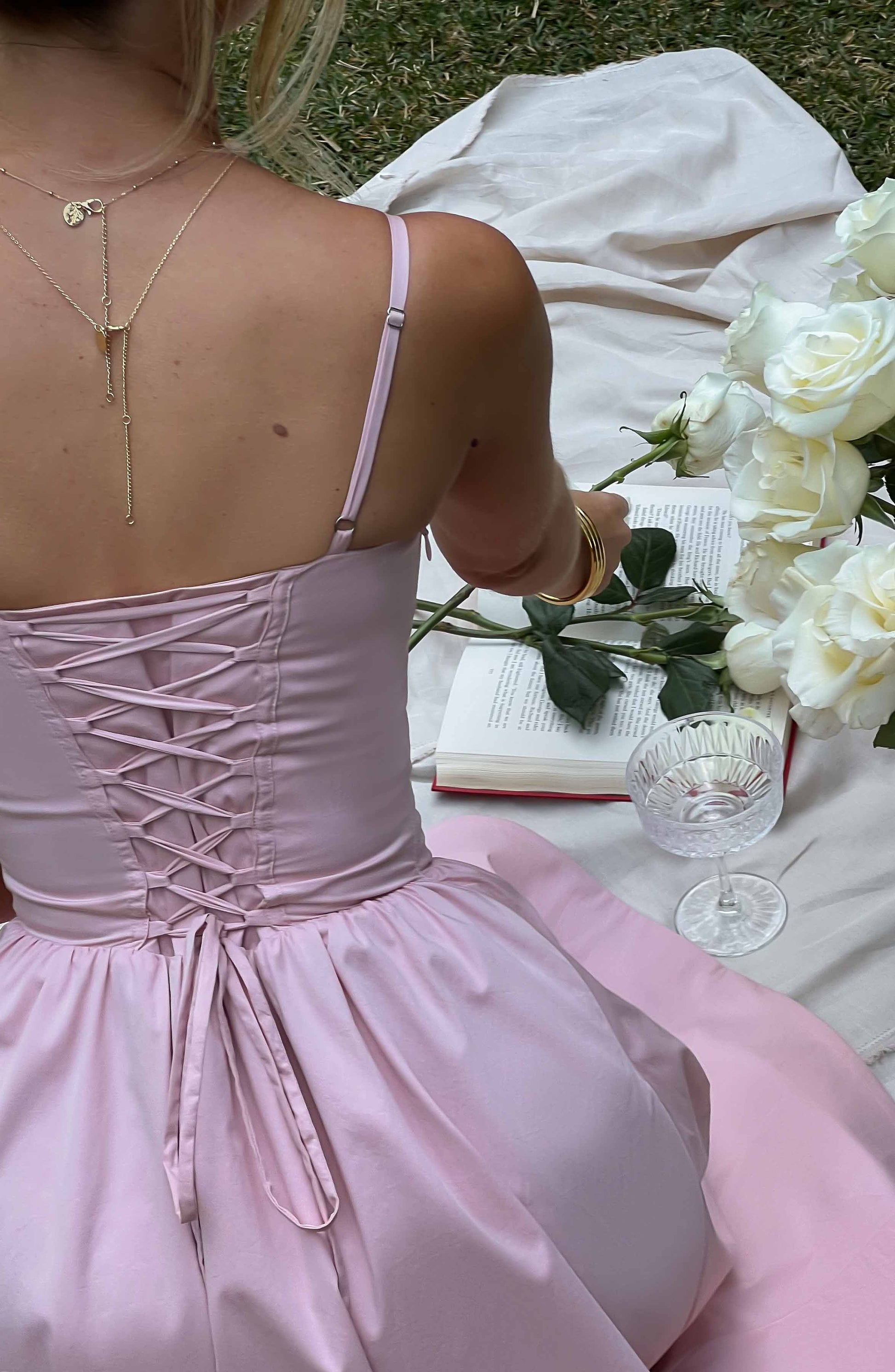 Vestito Midi Rosa