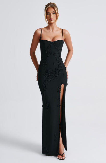 Vestito Maxi Dalary - Fondo Nero