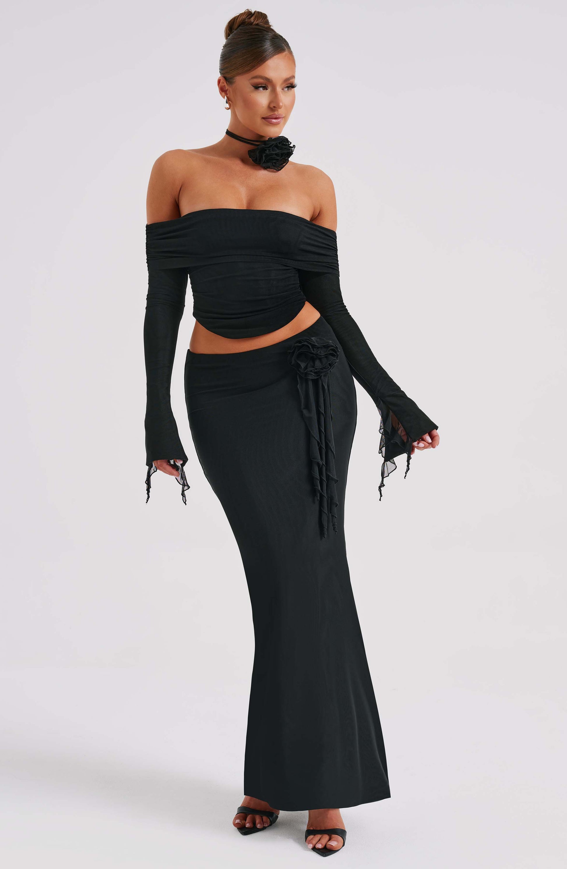 Gonna Maxi Deema Nera - Eleganza e Stile per Ogni Occasione