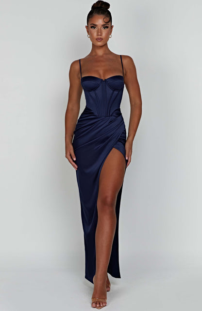 Abito Maxi Despina Blu Marina
