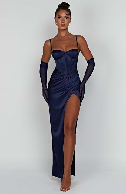 Abito Maxi Despina Blu Marina