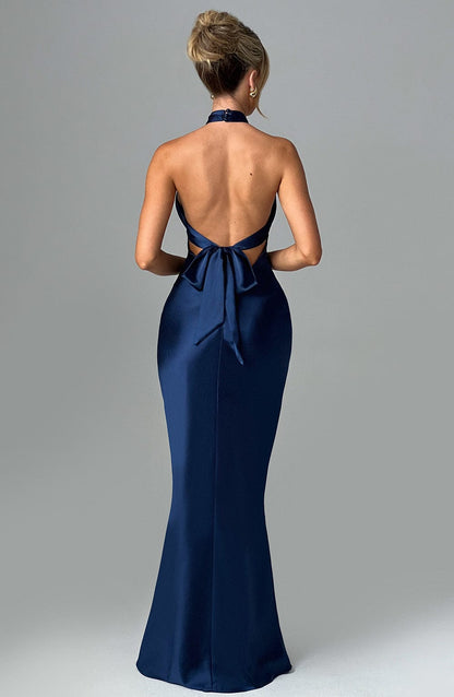 Abito Maxi Blu Navy