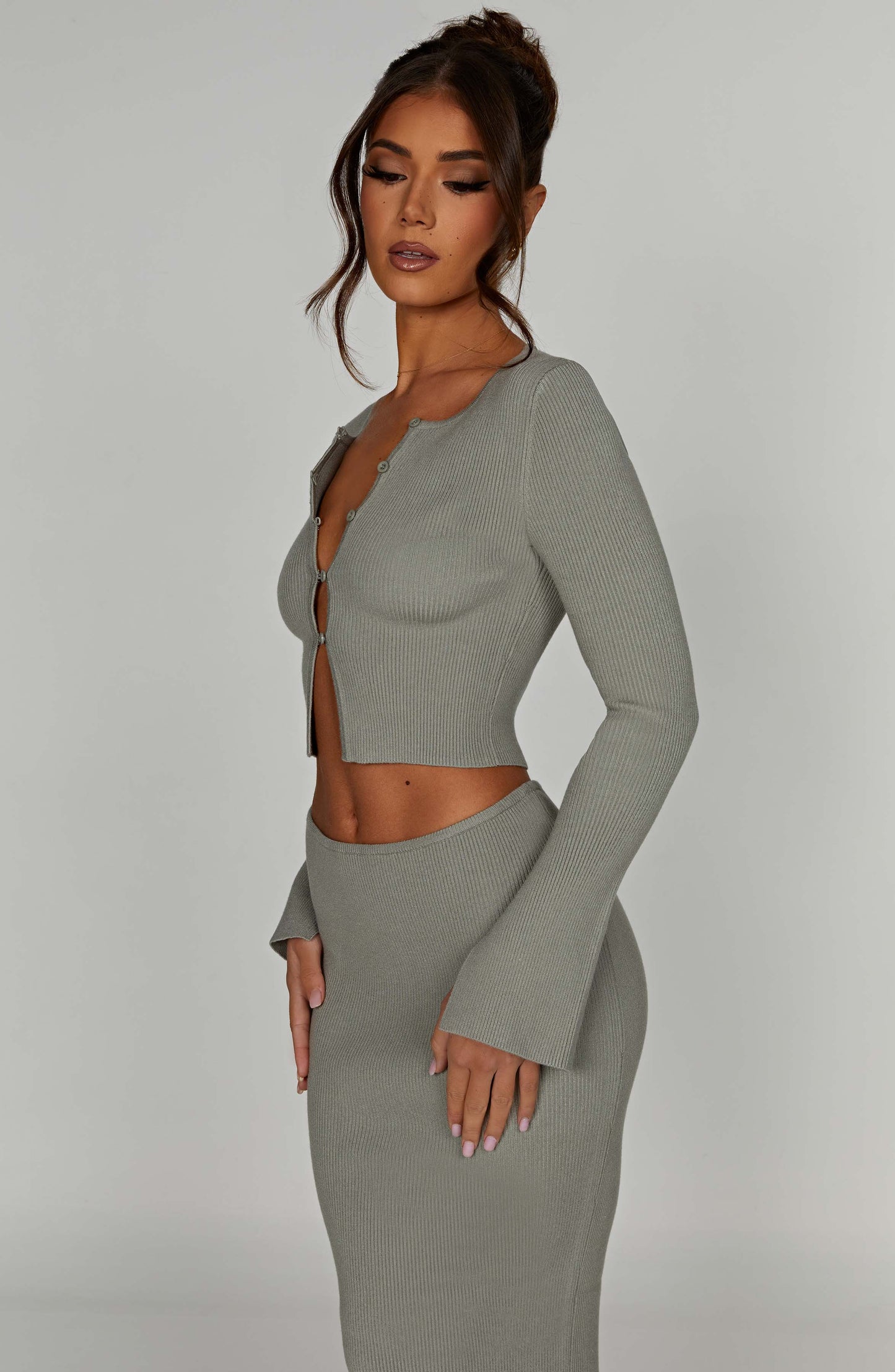 Maglia Elia Khaki Donna
