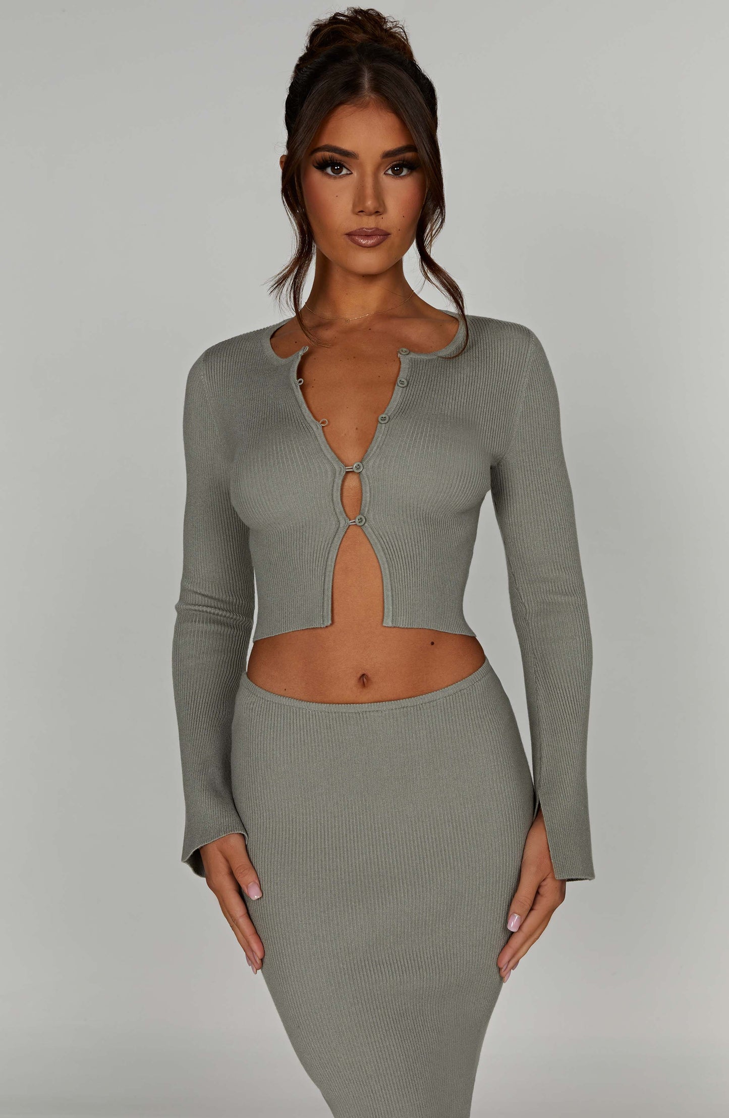 Maglia Elia Khaki Donna