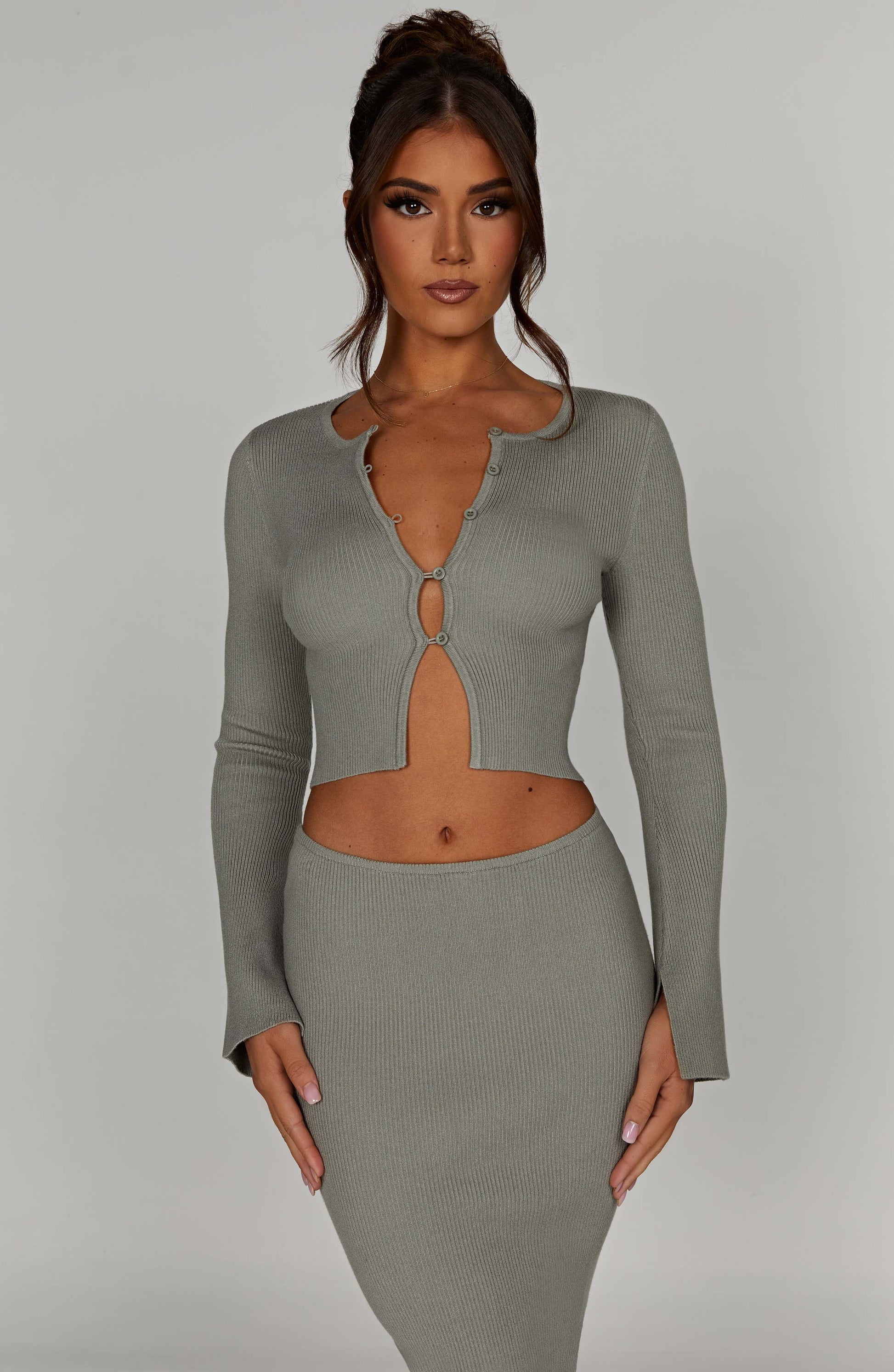Maglia Elia Khaki Donna