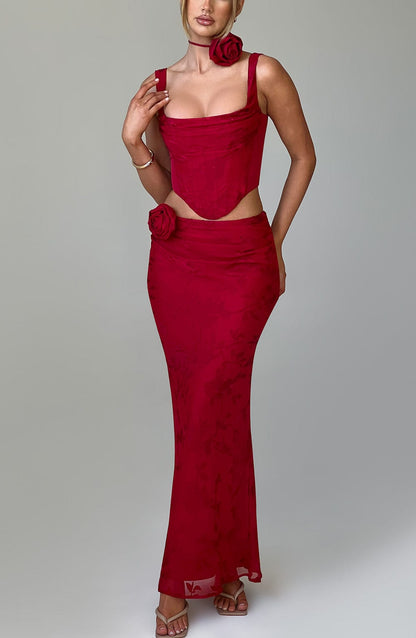 Reggiseno Elizabeth Rosso Esclusivo