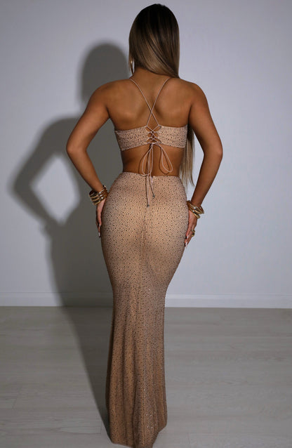 Gonna Maxi Bronzo