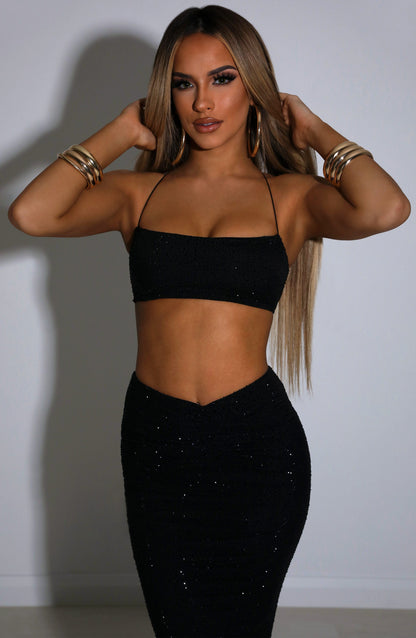 Top Eloise Nero Esclusivo