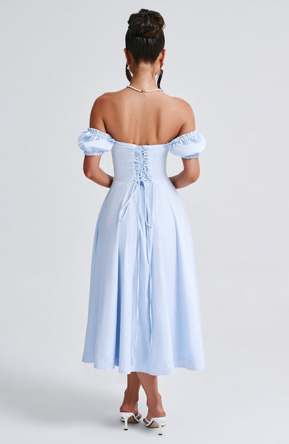 Abito Midi Blu Donna