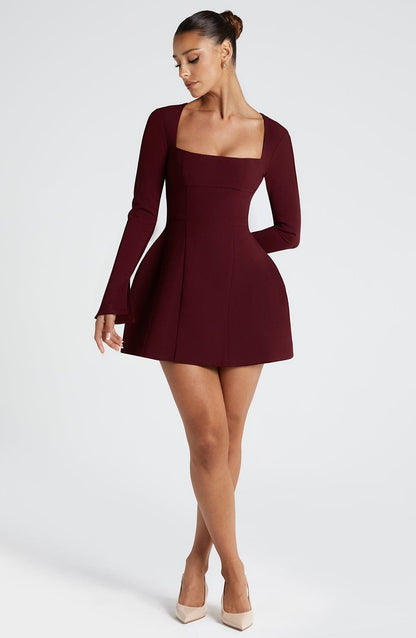 Abito Esme Mini - Cherry Lacquer