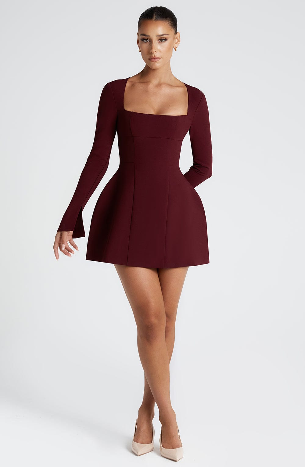 Abito Esme Mini - Cherry Lacquer