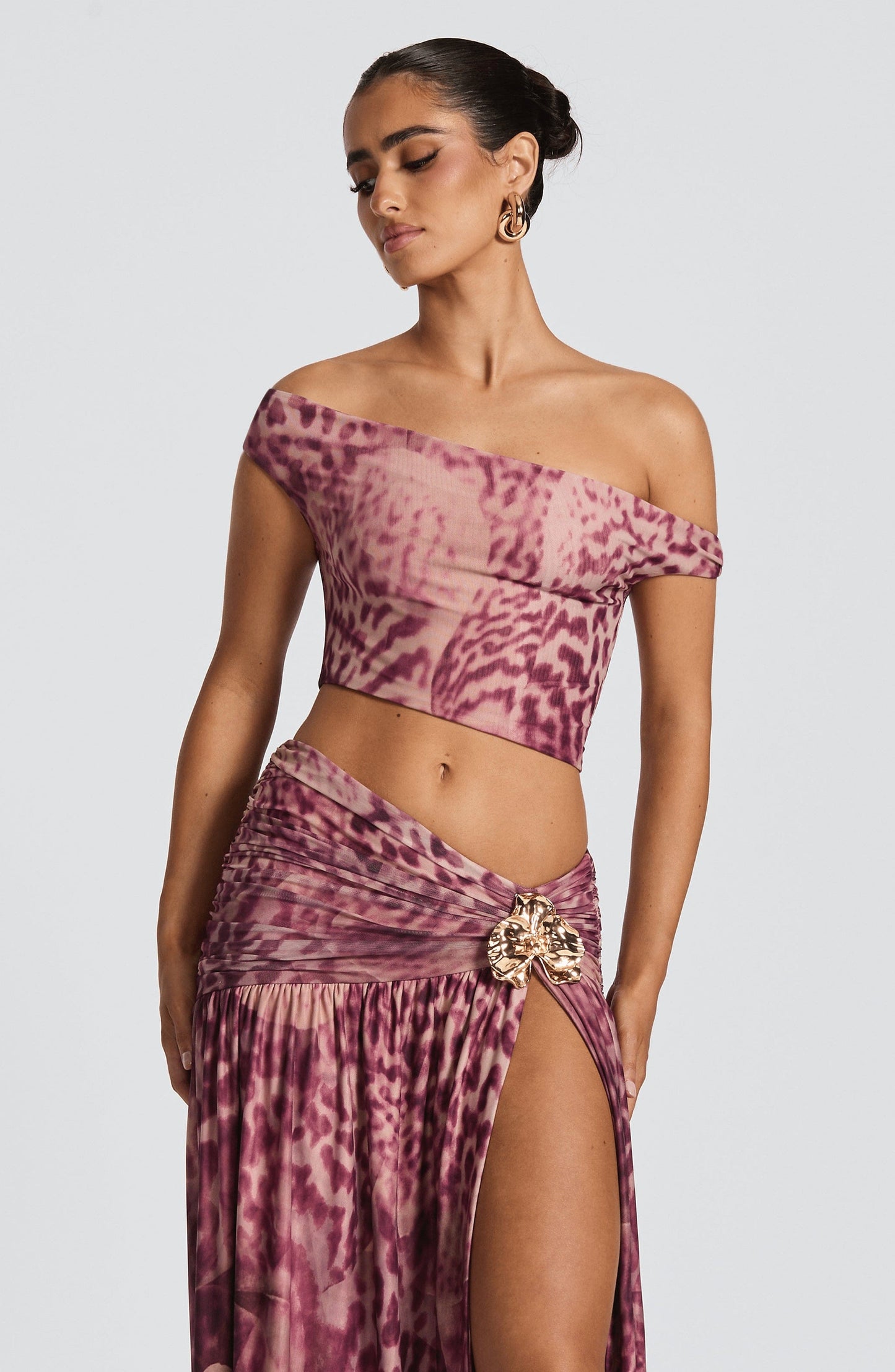 Top Magenta Orchid Print