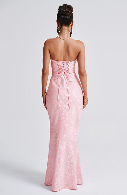 Abito Maxi Felicity Rosa