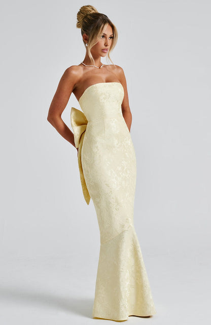 Abito Maxi Giallo