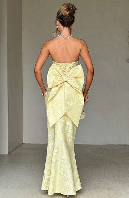 Abito Maxi Giallo