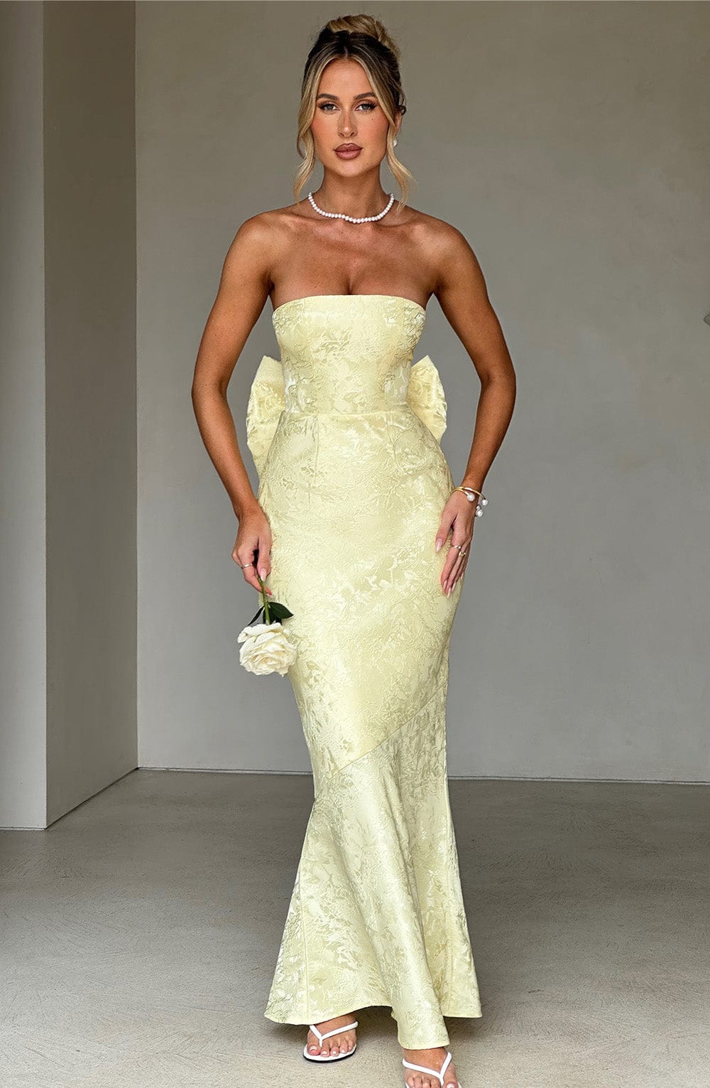 Abito Maxi Giallo