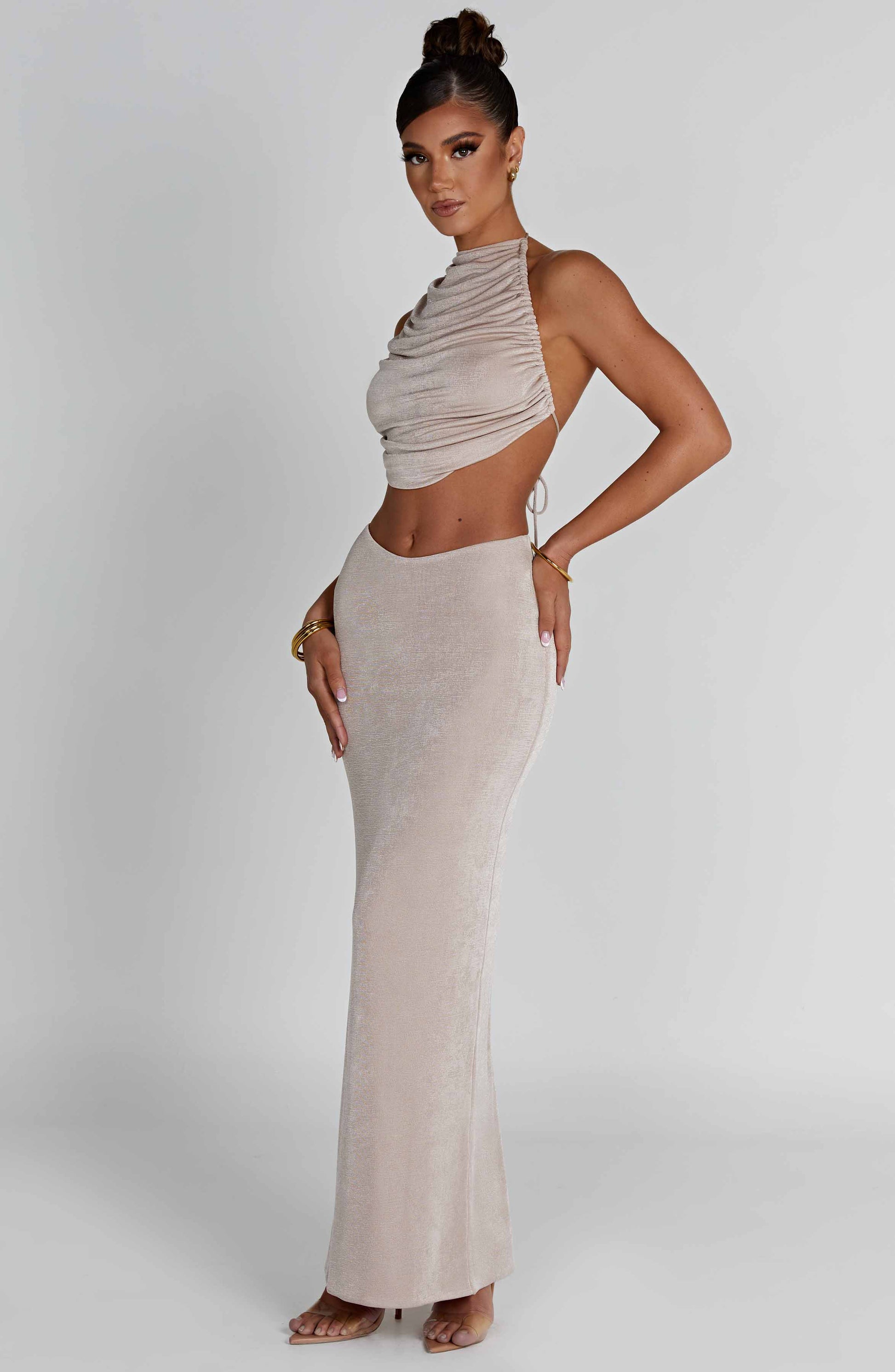 Gonna Fifi Maxi Champagne