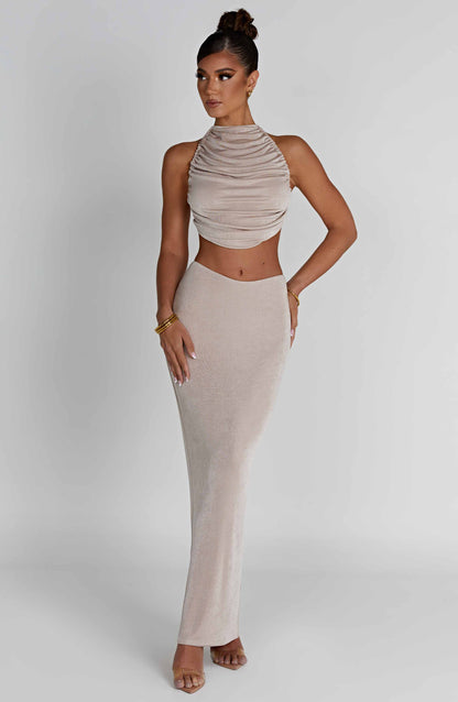 Gonna Fifi Maxi Champagne