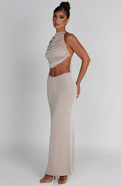 Gonna Fifi Maxi Champagne