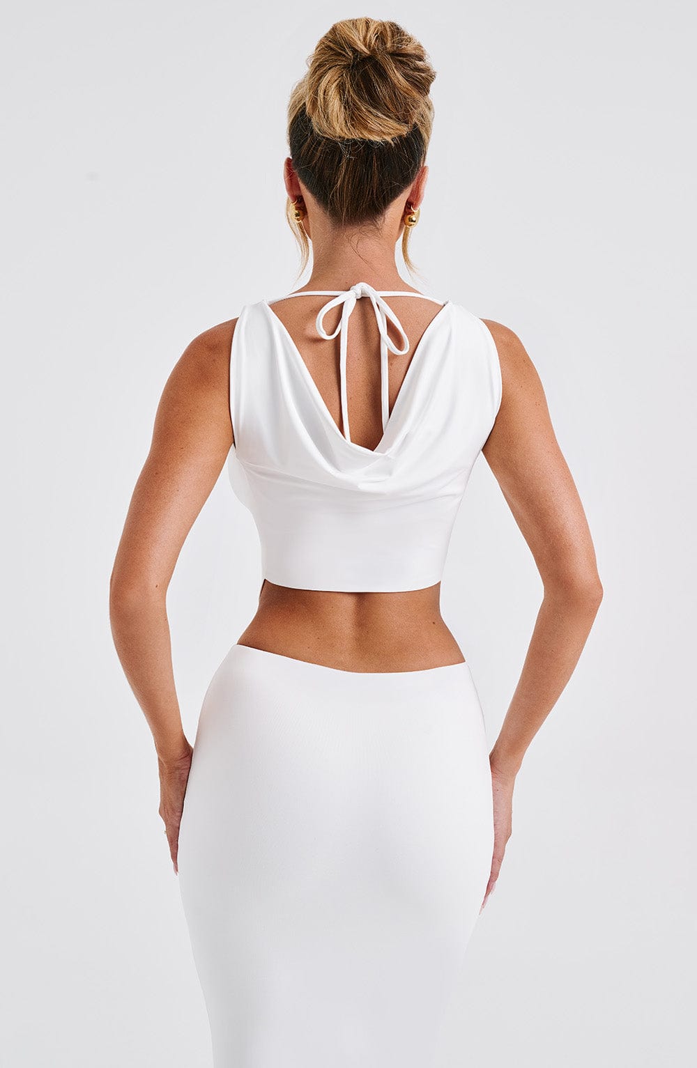 Top da donna bianco Franziska - Moda Babyboo