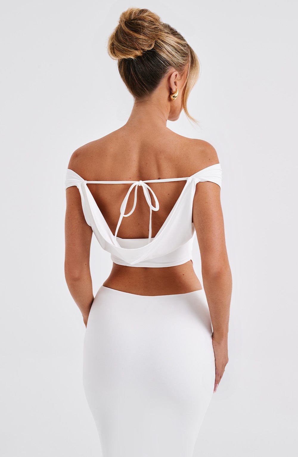 Top da donna bianco Franziska - Moda Babyboo