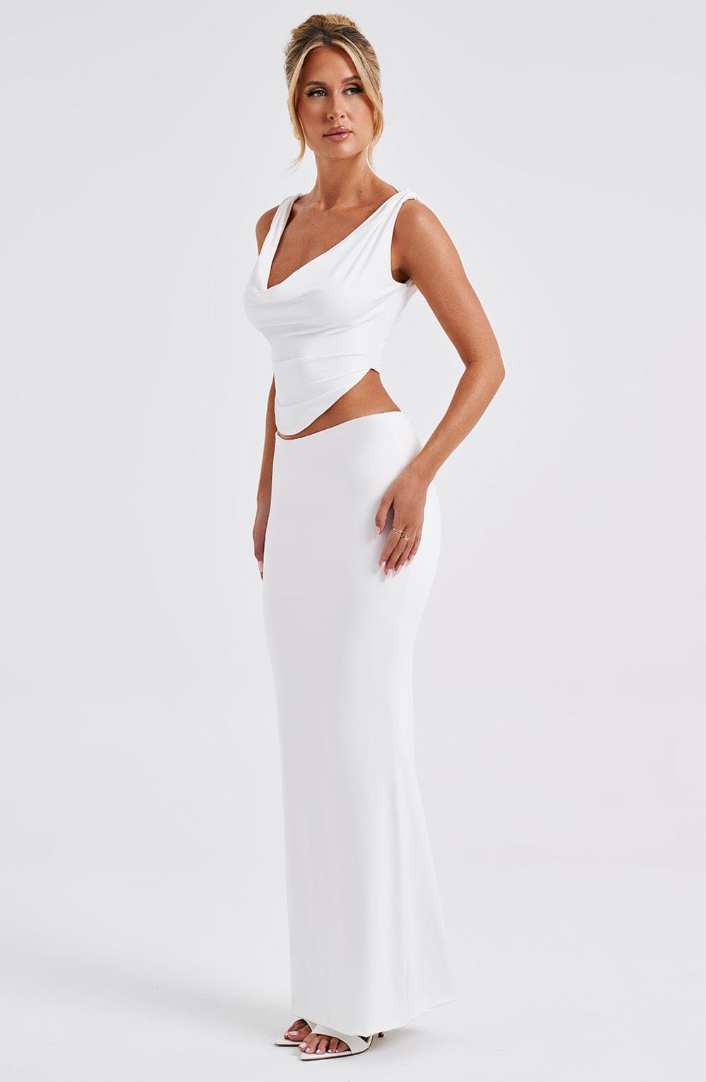 Top da donna bianco Franziska - Moda Babyboo
