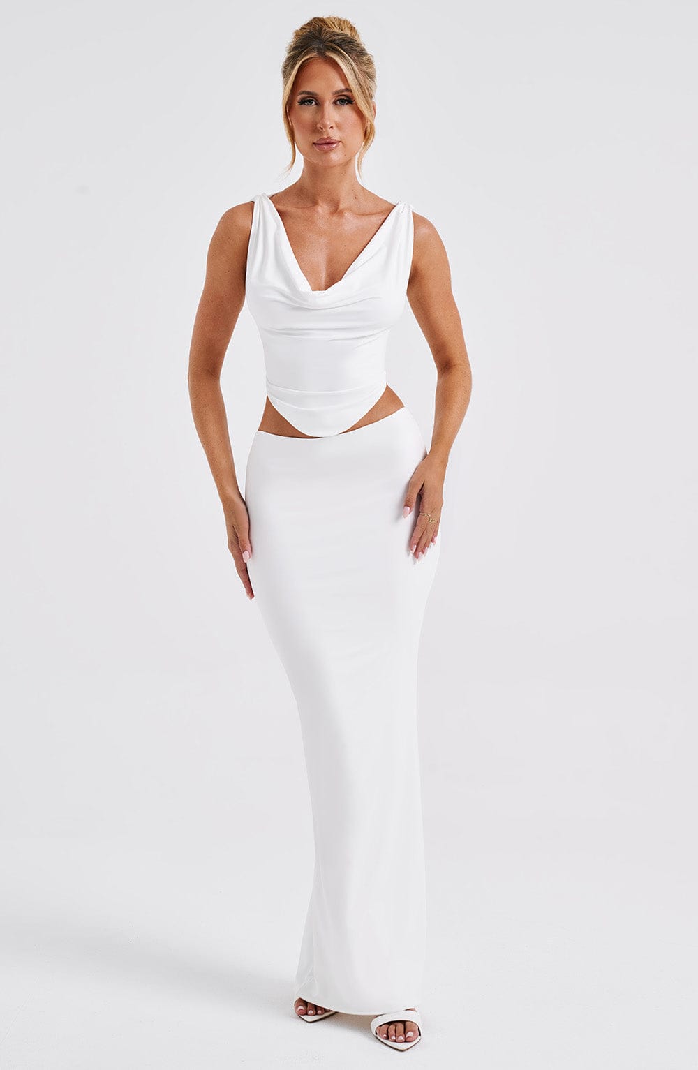 Top da donna bianco Franziska - Moda Babyboo