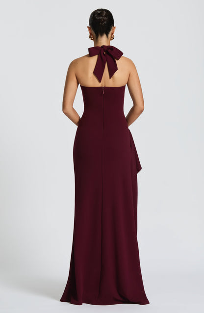 Abito Maxi Cherry Lacquer