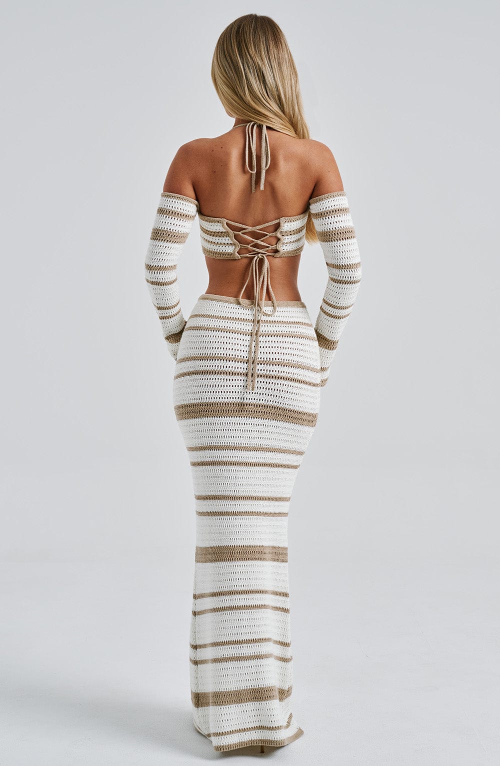 Gonna Maxi Georgia Beige
