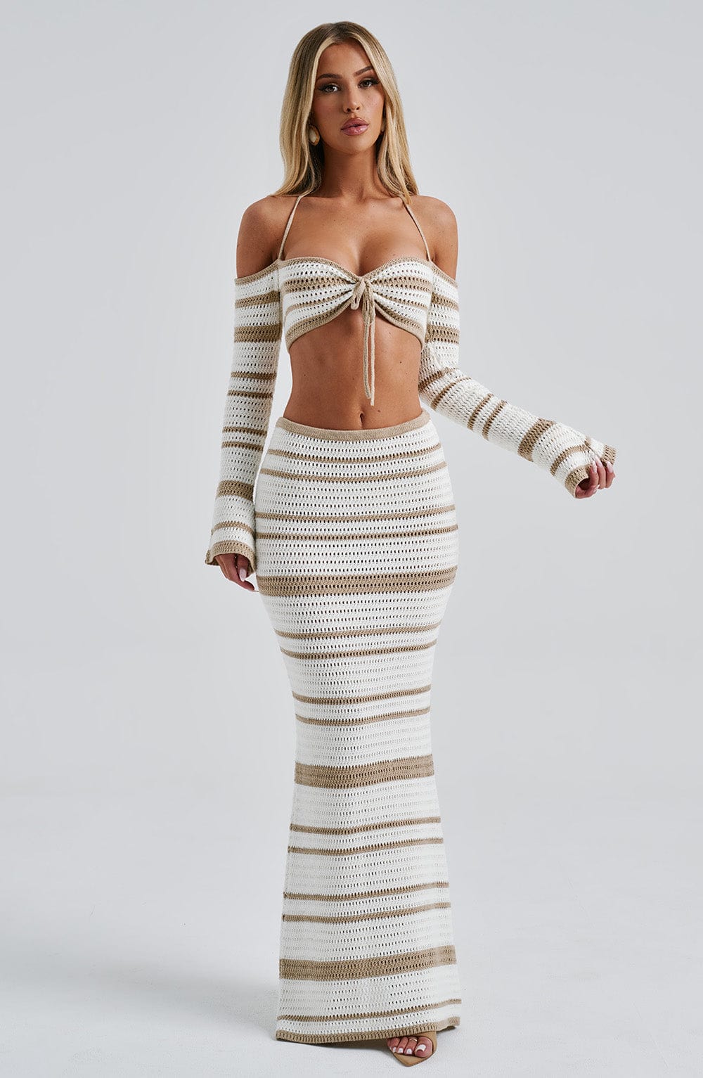 Gonna Maxi Georgia Beige