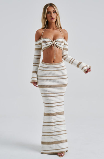Gonna Maxi Georgia Beige