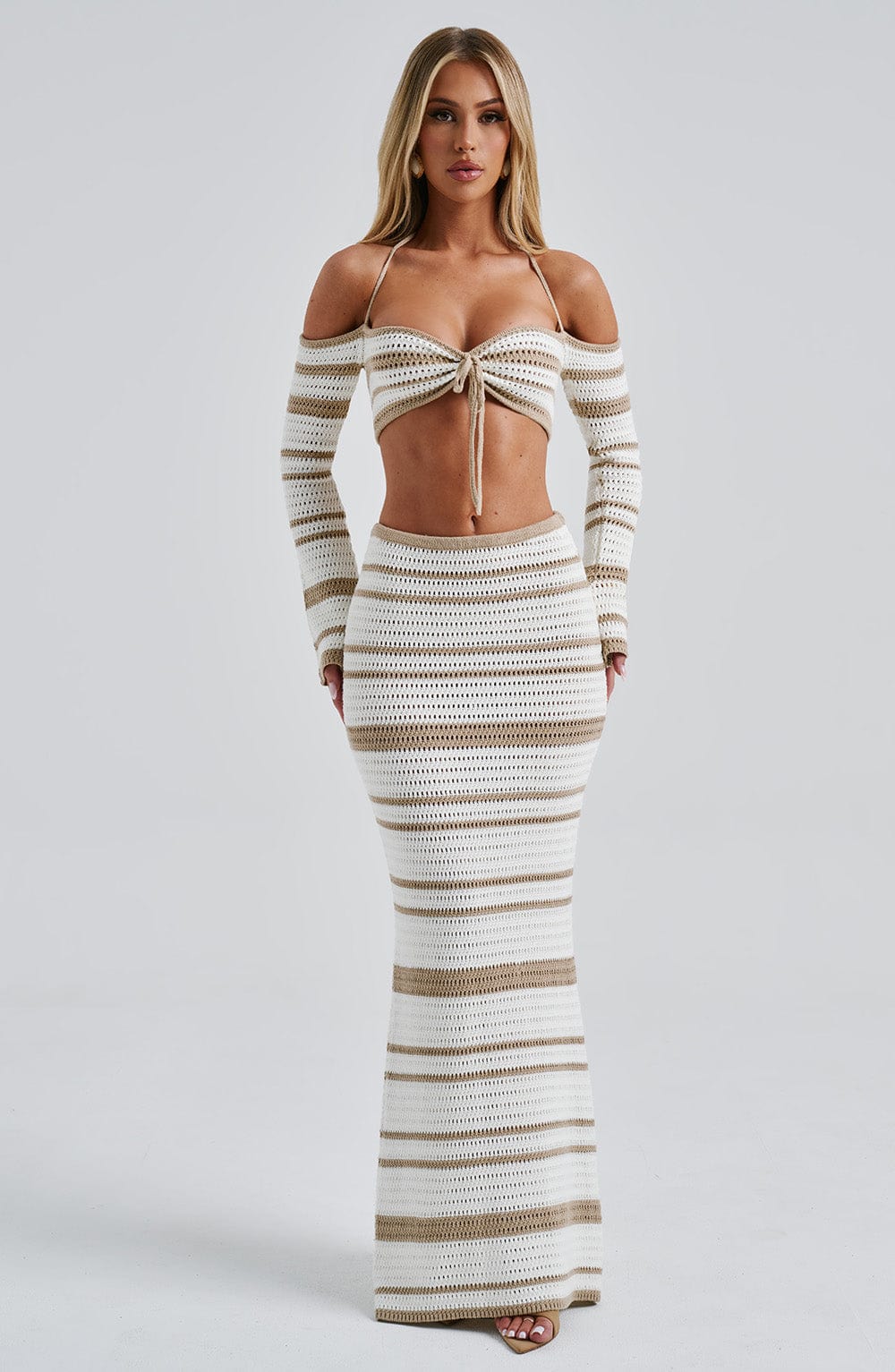 Gonna Maxi Georgia Beige