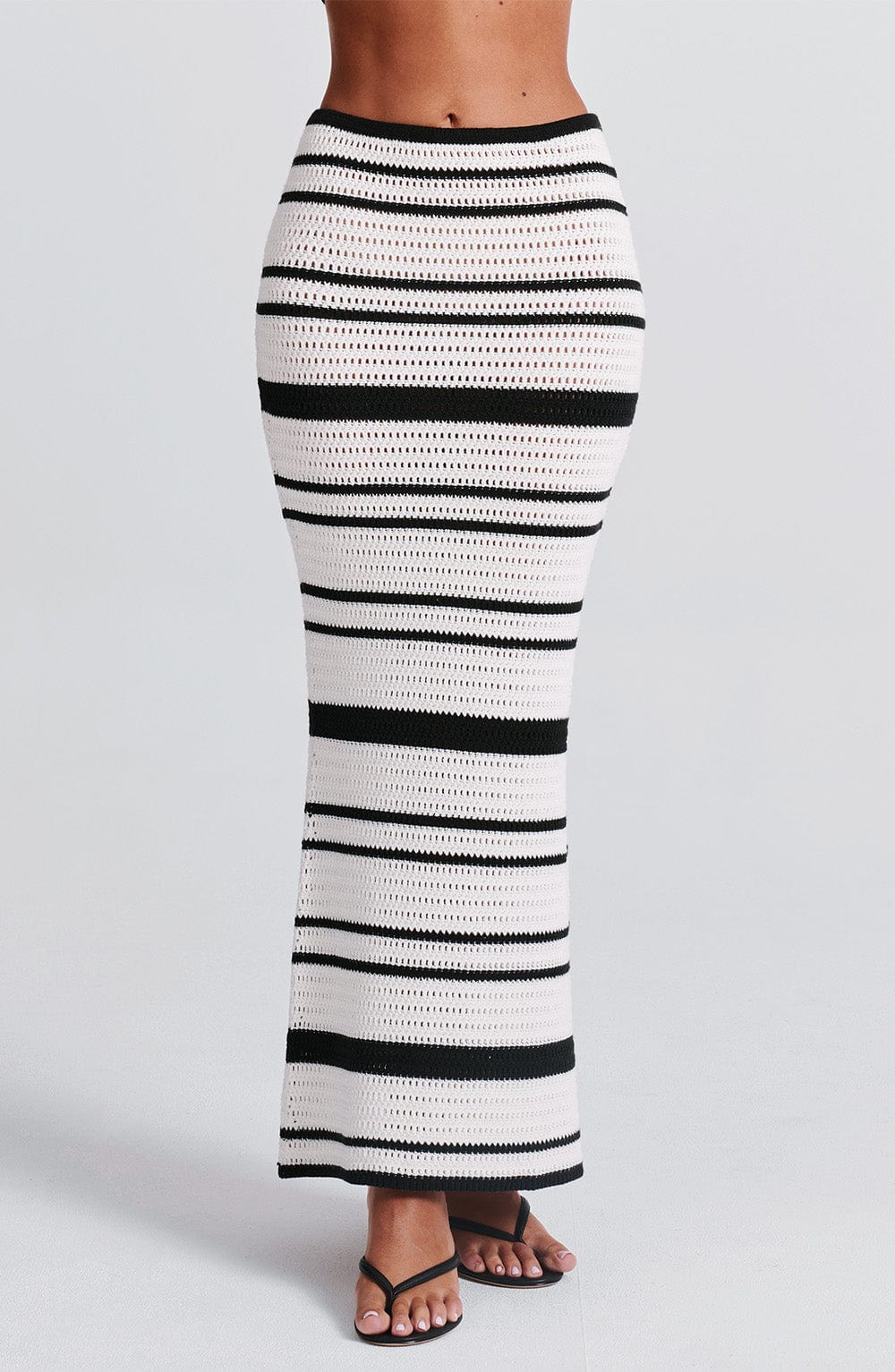 Gonna Maxi Georgia Nero/Bianco