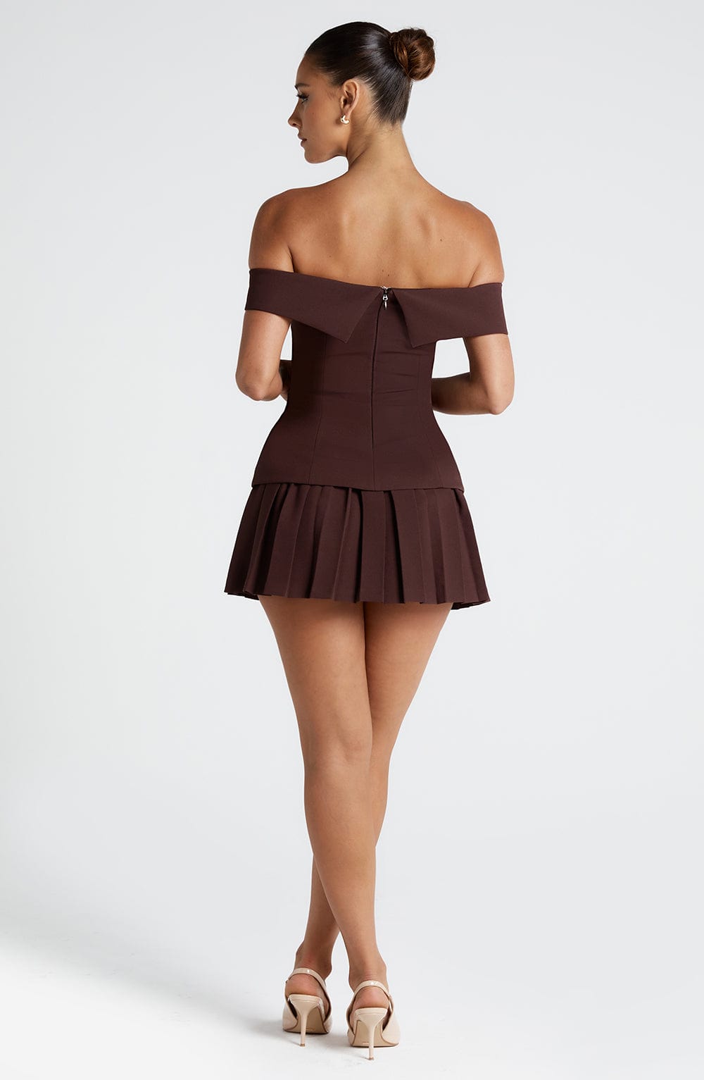 Gretchen Mini Gonna Plum Brown