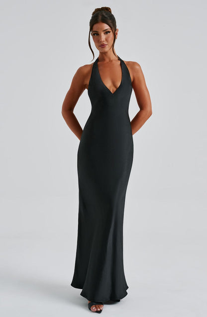 Abito Maxi Halo Nero