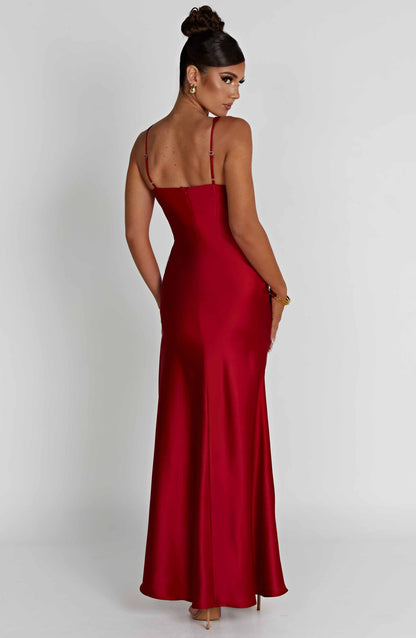Abito Maxi Rosso