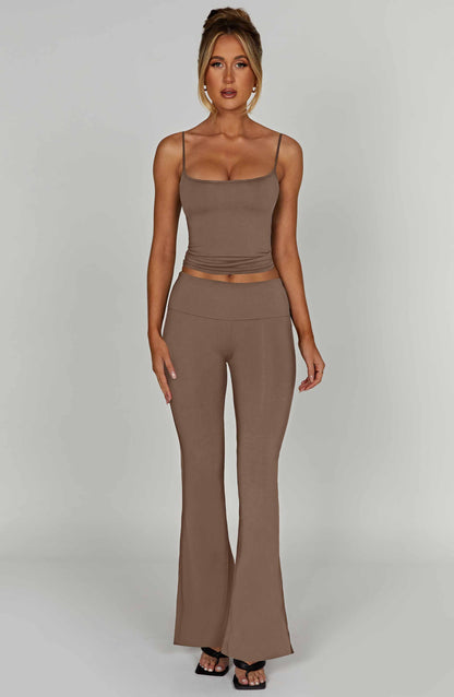 Pantalone Morbido Mocha