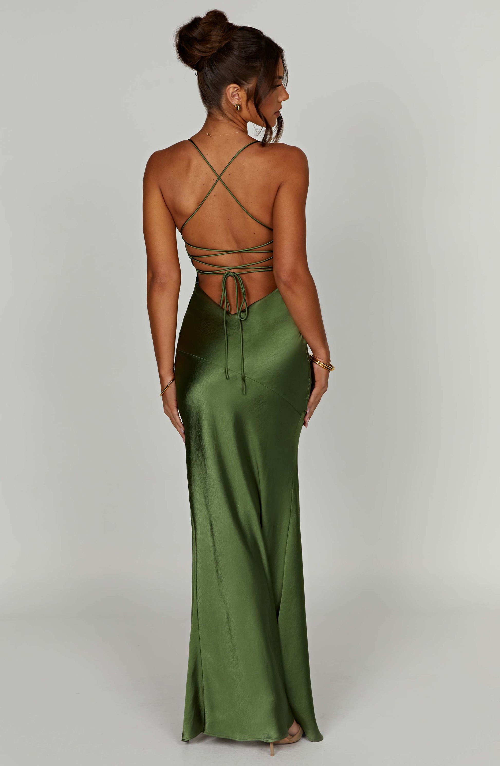 Abito Maxi Isobel - Design Esclusivo in Verde