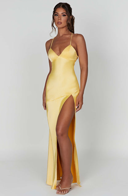 Abito Maxi Isobel Giallo