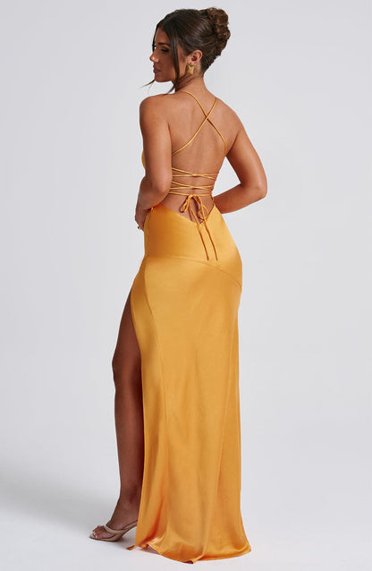 Abito Maxi Arancione