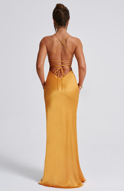 Abito Maxi Arancione