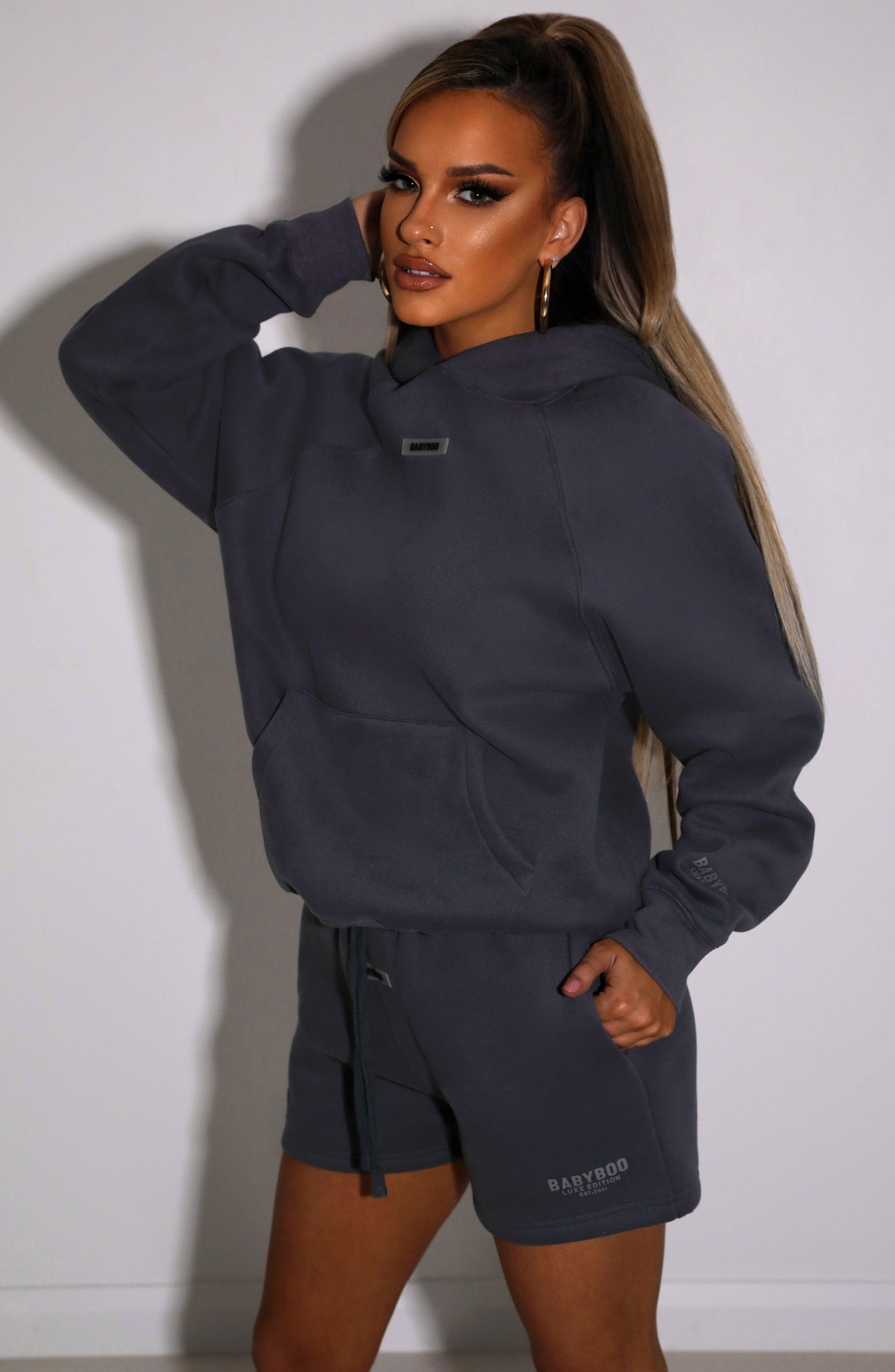 Ivy Luxe Felpa Charcoal