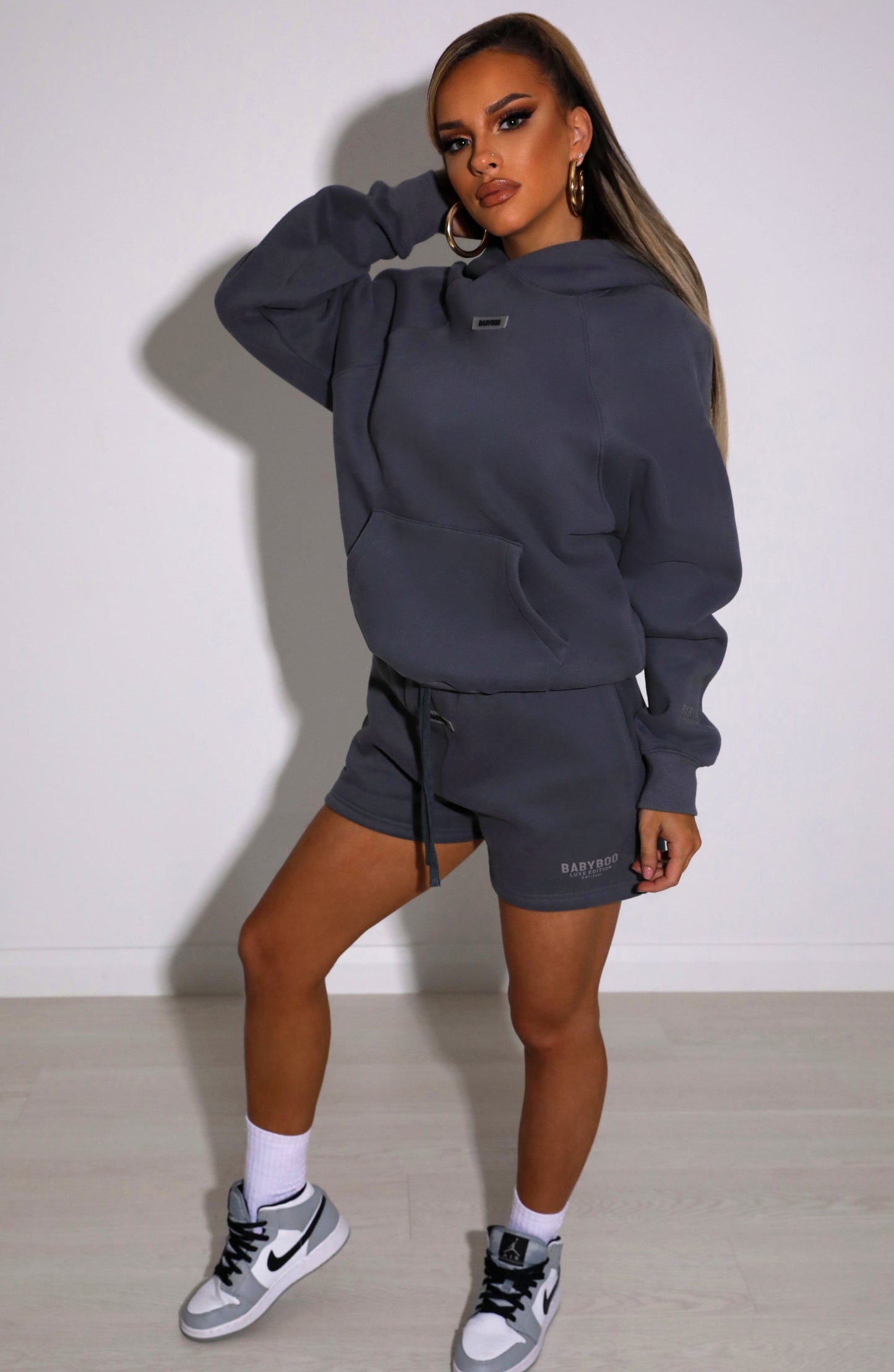 Ivy Luxe Felpa Charcoal