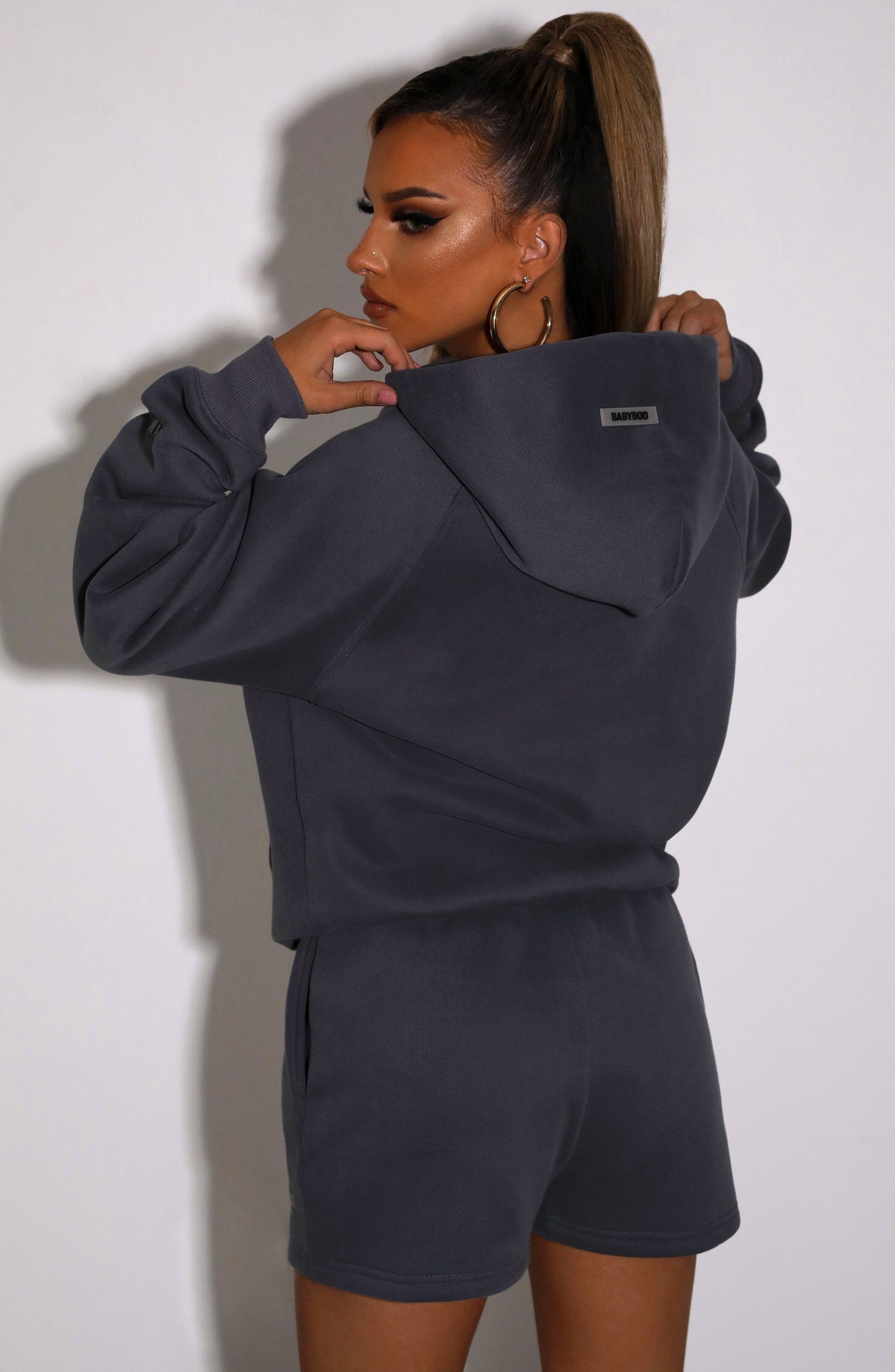 Ivy Luxe Felpa Charcoal