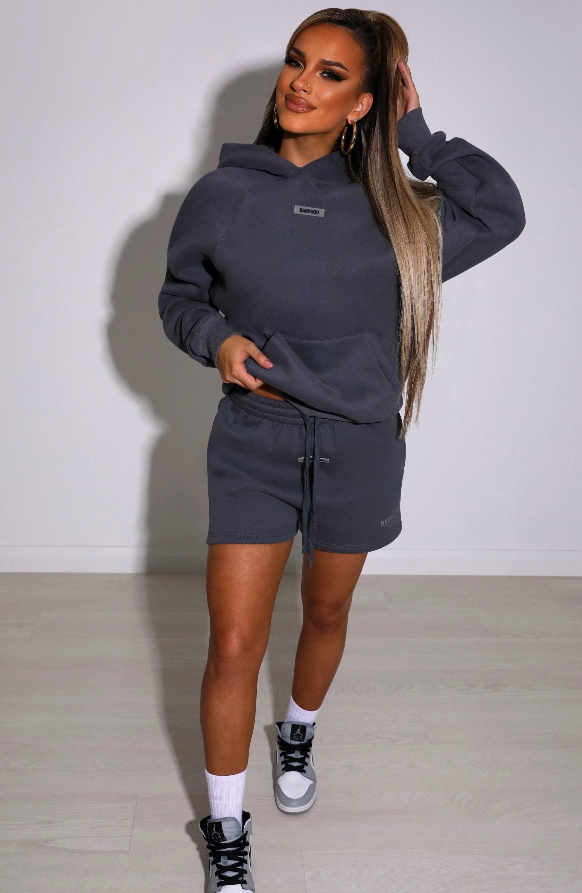 Ivy Luxe Felpa Charcoal