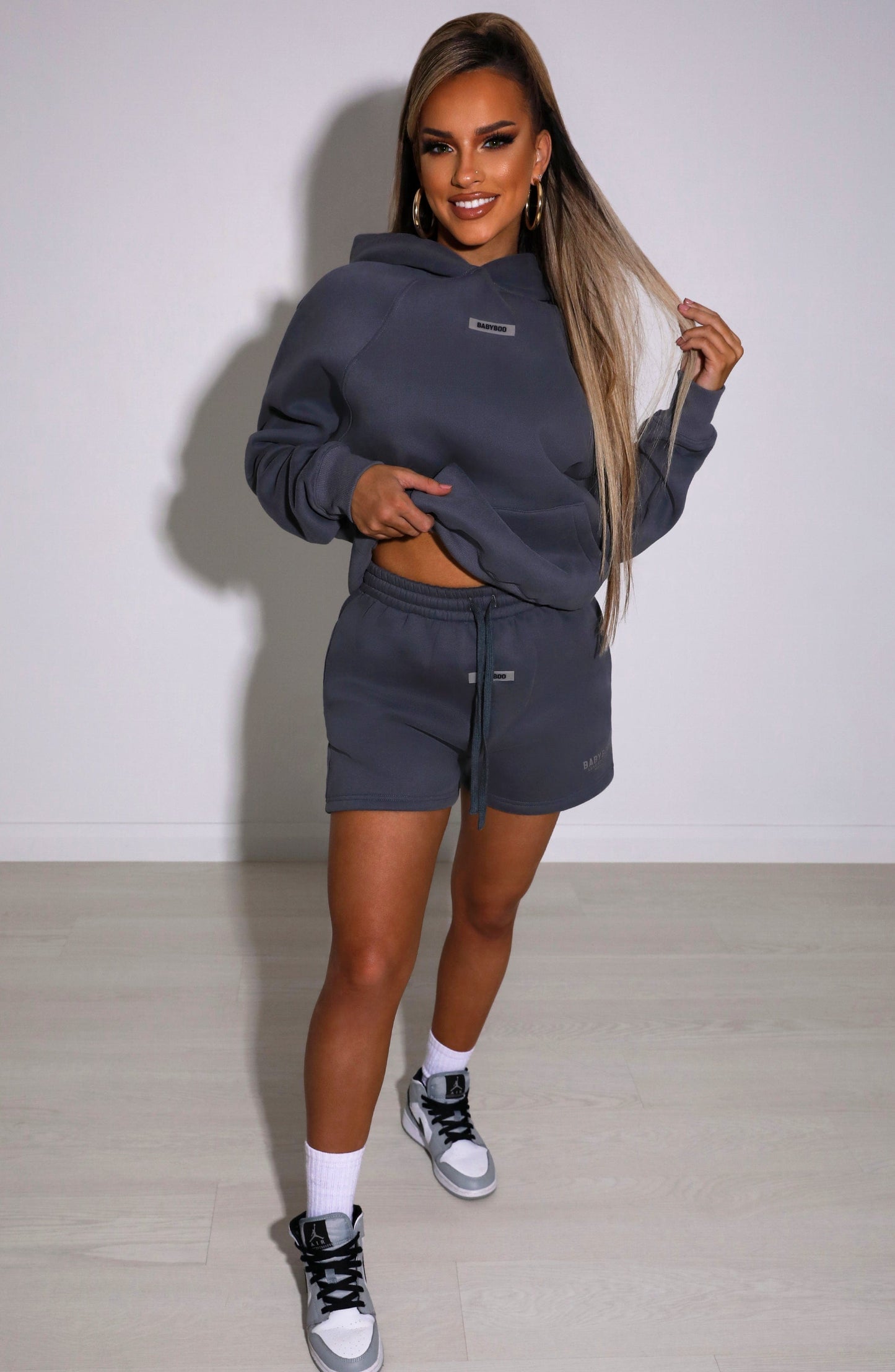 Ivy Luxe Felpa Charcoal