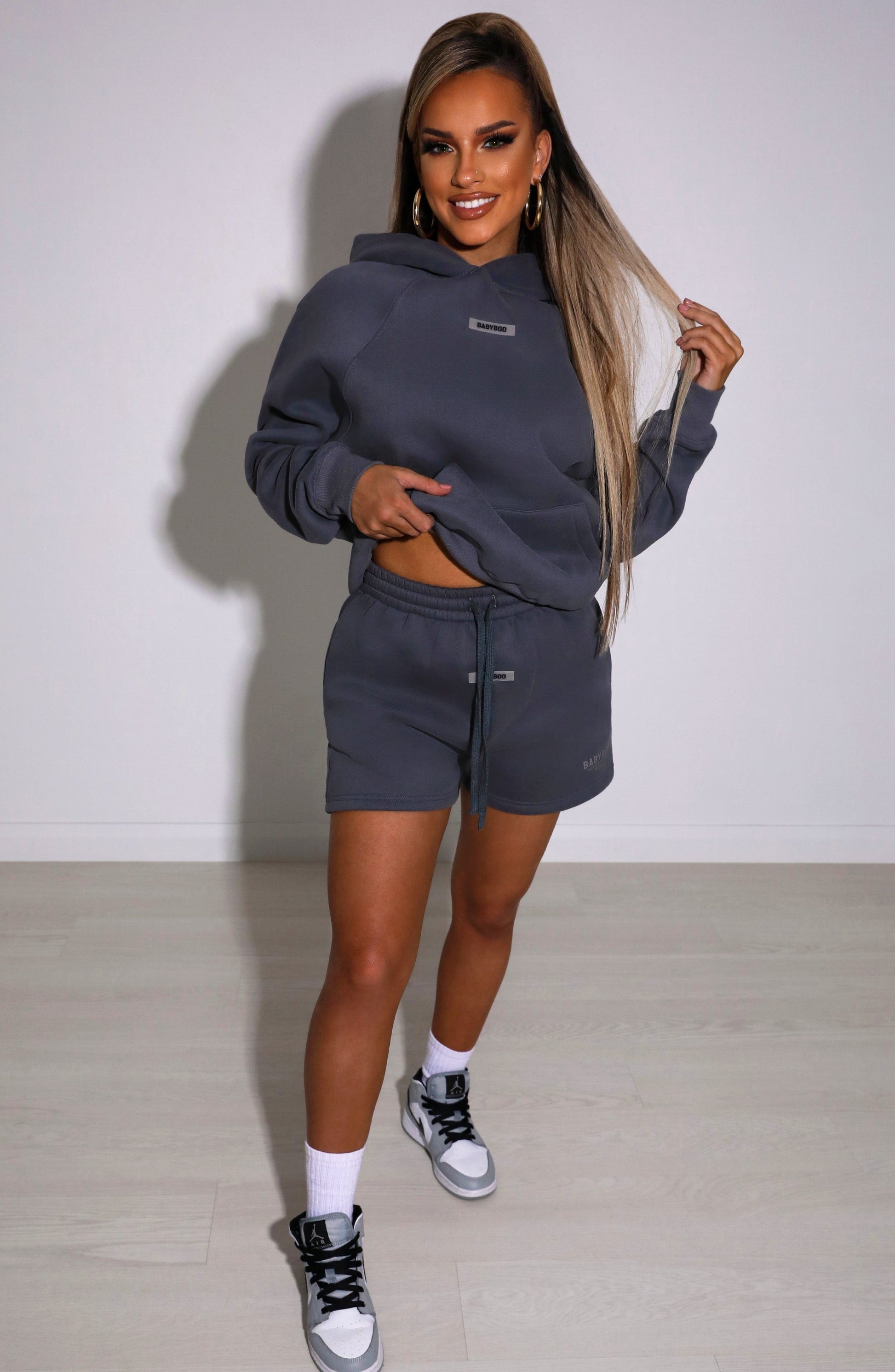 Ivy Luxe Felpa Charcoal