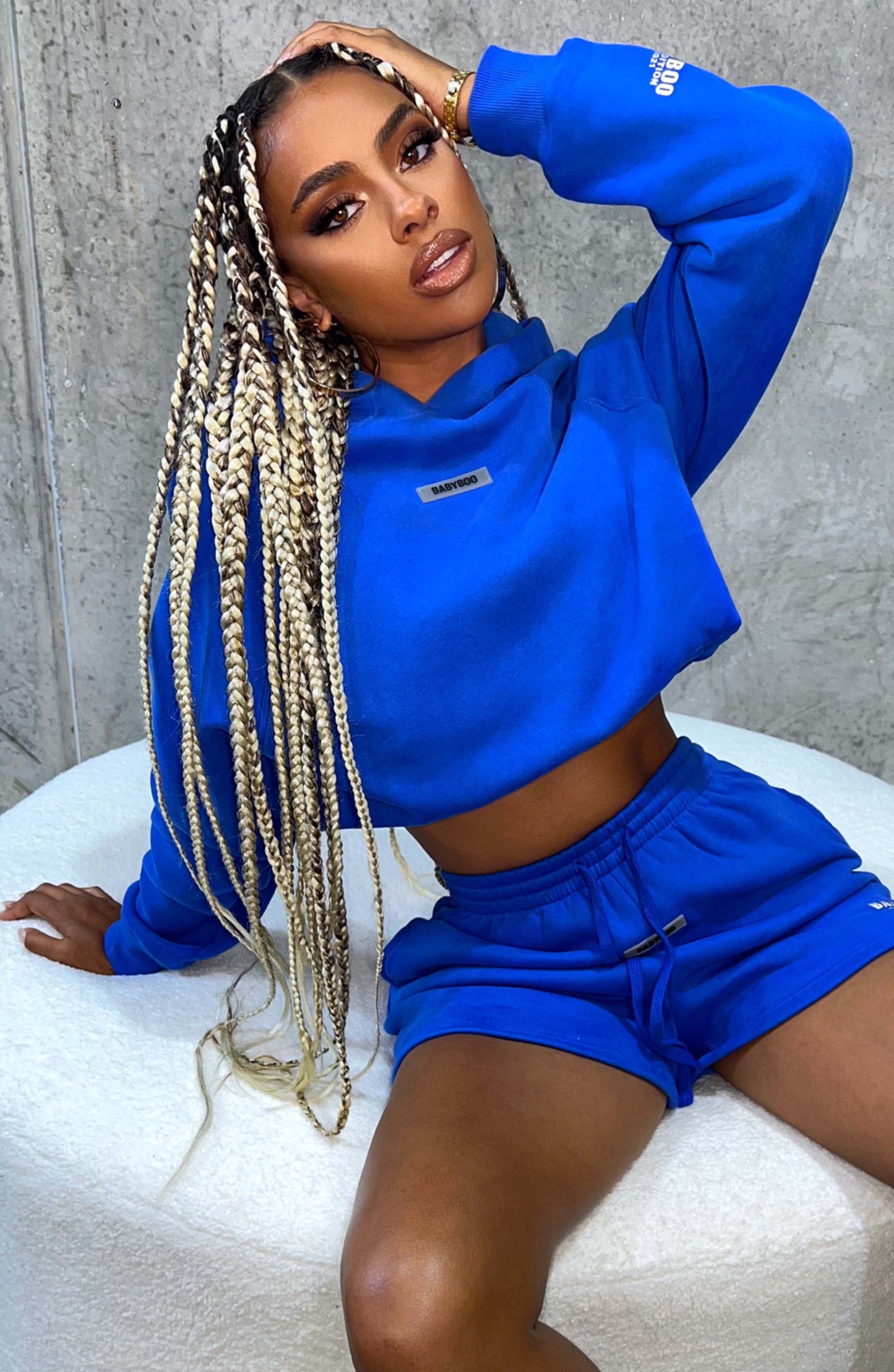 Ivy Luxe Felpa Elettrica Blu
